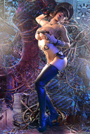 Busty Action Girl Armie Cyber Vixen - pics 01