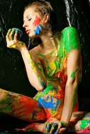 Great Teen Body - Artistic Paint - pics 10