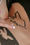 Gorgeous Blonde in Nylon and Boots - pics 12