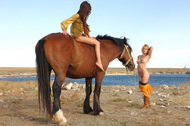 Busty Beauty Sofi Horse Riding - pics 01