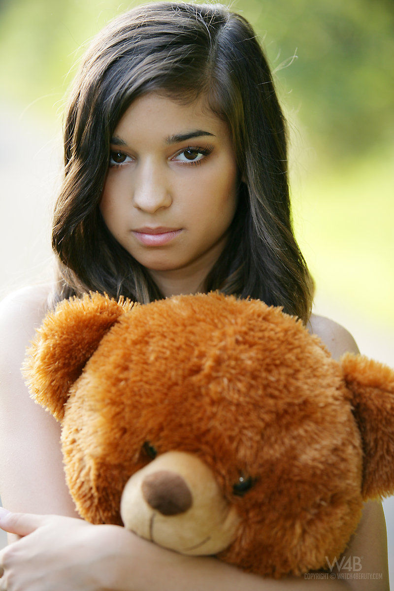 Sweet Teen Nika Loves her Teddy Bear - picture 11