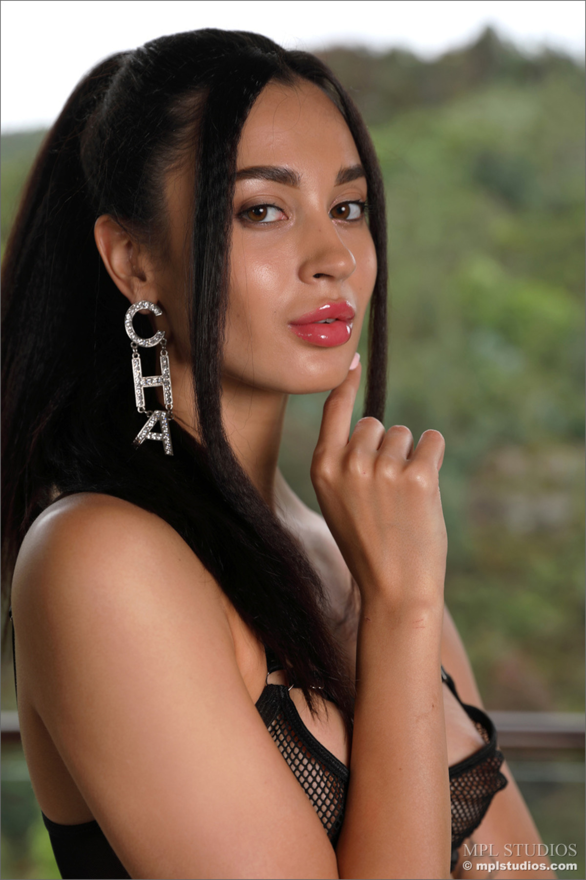 Aria in Black Lingerie - CHA CHA - picture 00