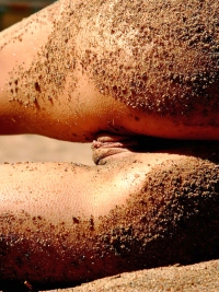 Sweet Nude Girl Vika Sand Stories
