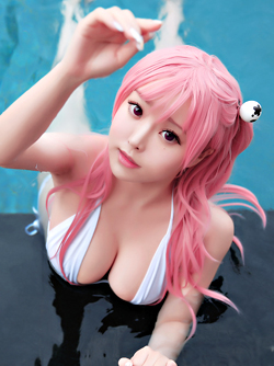 Pink Bunny - Japanese Doll Mia teasing us with her Perfect Tits